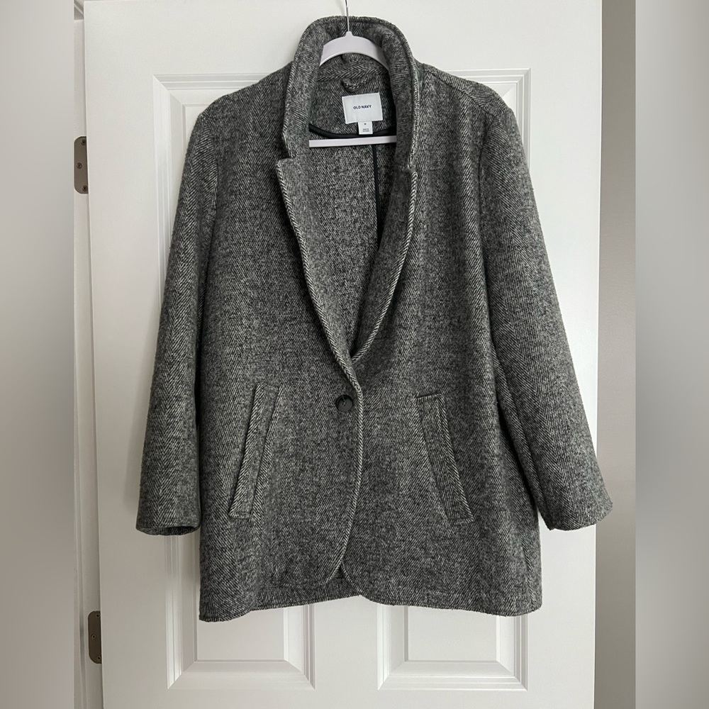 Medium Old Navy Wool Blend Coat